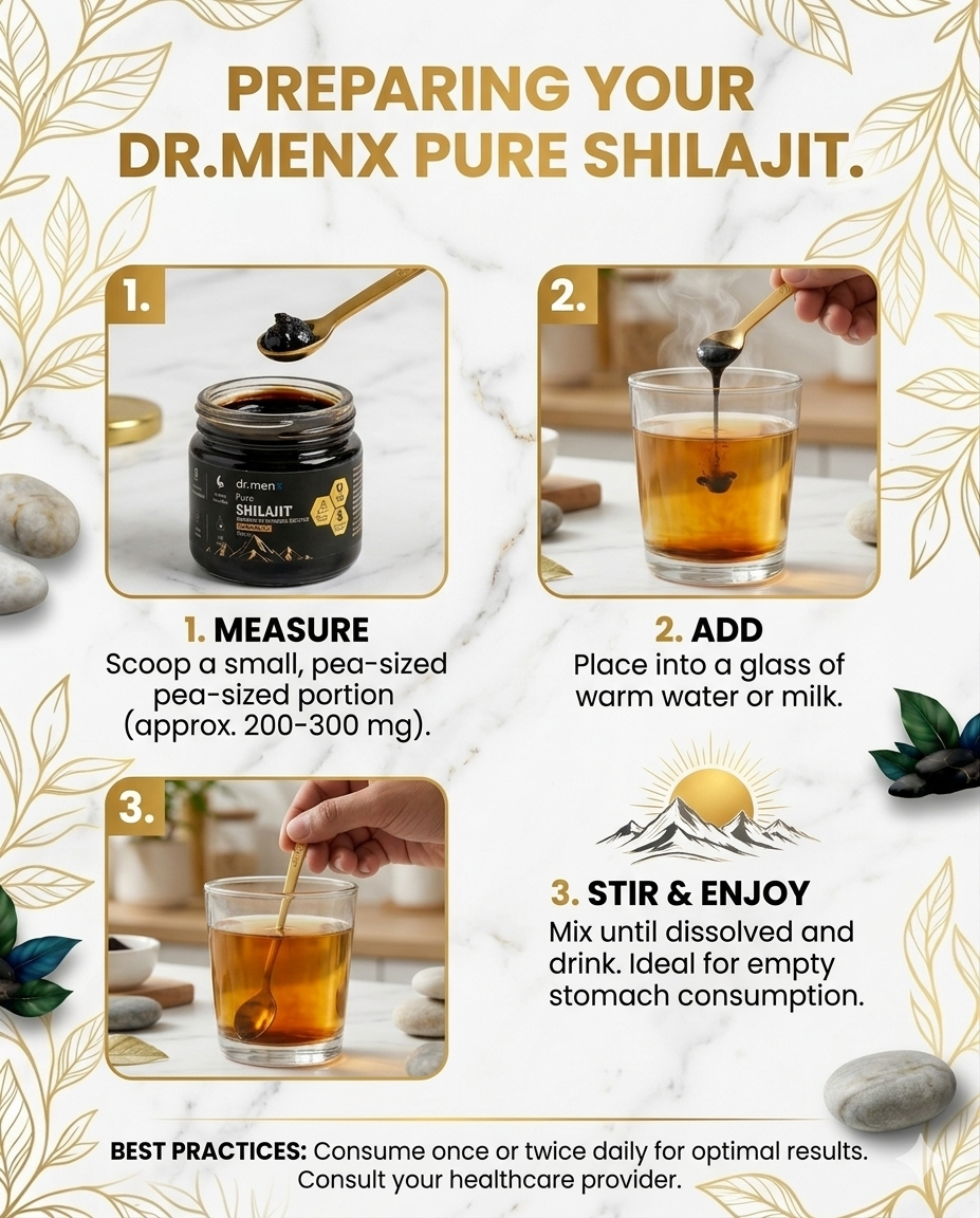 Dr. Men X Pure Shilajit Gold Resin | Premium Himalayan Shilajit 20g
